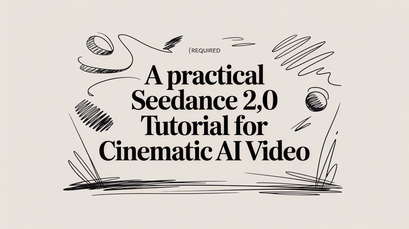 Un Tutorial Práctico de Seedance 2.0 para Video Cinematográfico con IA