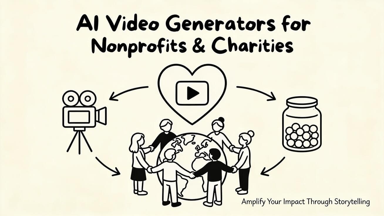 Mejor generador de video con IA para organizaciones sin fines de lucro: cuenta tu historia, impulsa donaciones (2026)