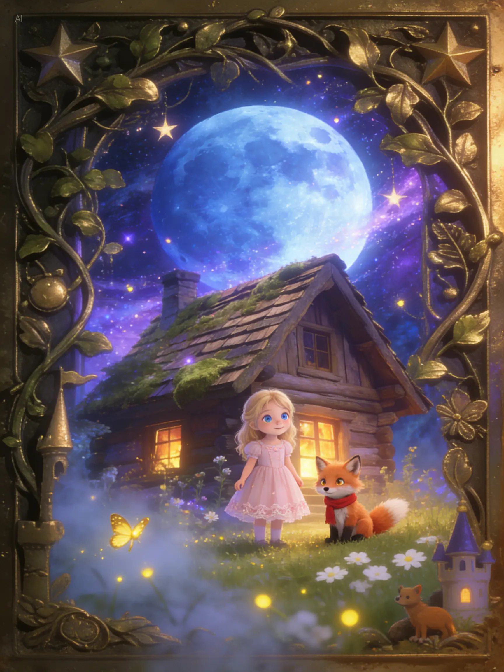 Couverture de livre de contes